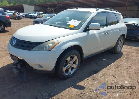 2004 Nissan Murano Sl z USA, uszkodzony, nr VIN JN8AZ08T34W204551